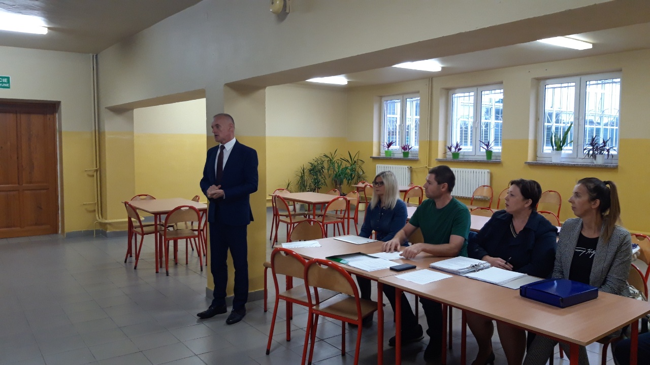 Spotkanie Wójta z Radą Rodziców Szkoły Podstawowe w Gorzkowicach